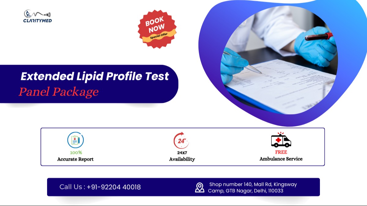 Extended Lipid Profile Test Package